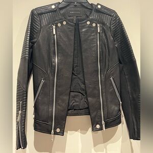 BCBGMaxAzria Textured Black Jacket